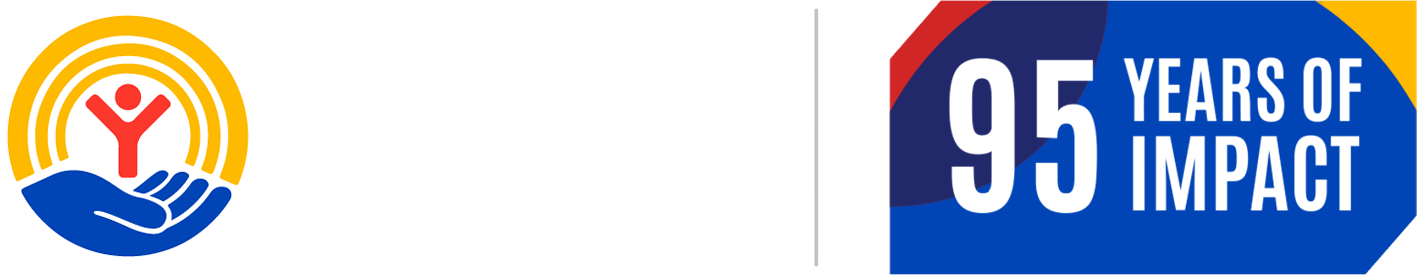 United Way Ozarks Region 95th Logo in Footer