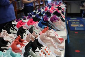Photo of shoes on a table