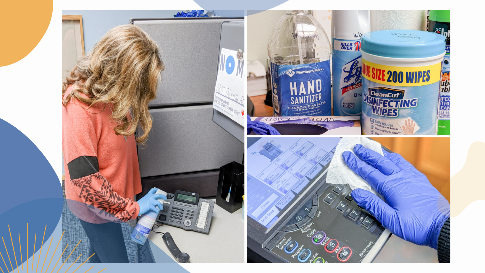 The Victim Center purchased cleaning, disinfecting, and personal protection equipment from United Way of the Ozarks' Coronavirus Response Fund 