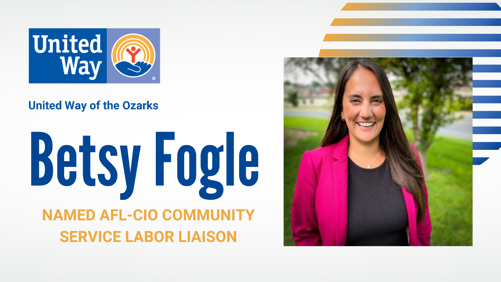 Featured image for “Betsy Fogle named AFL-CIO Community Service Labor Liaison”