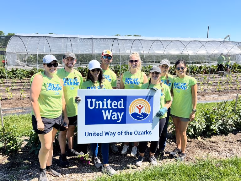 United Way of the Ozarks 2024 Day of Caring volunteers at project