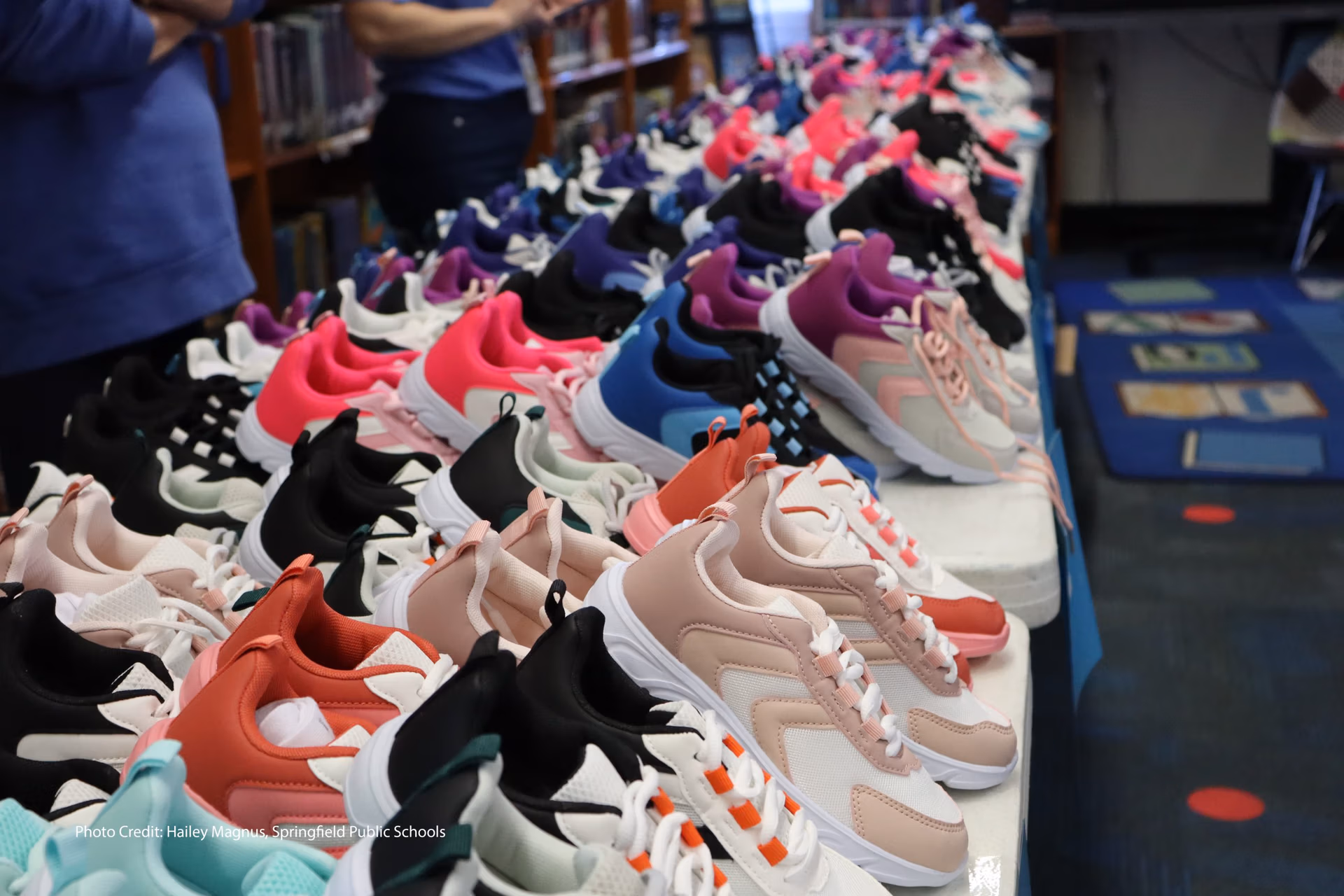 Photo of shoes on a table